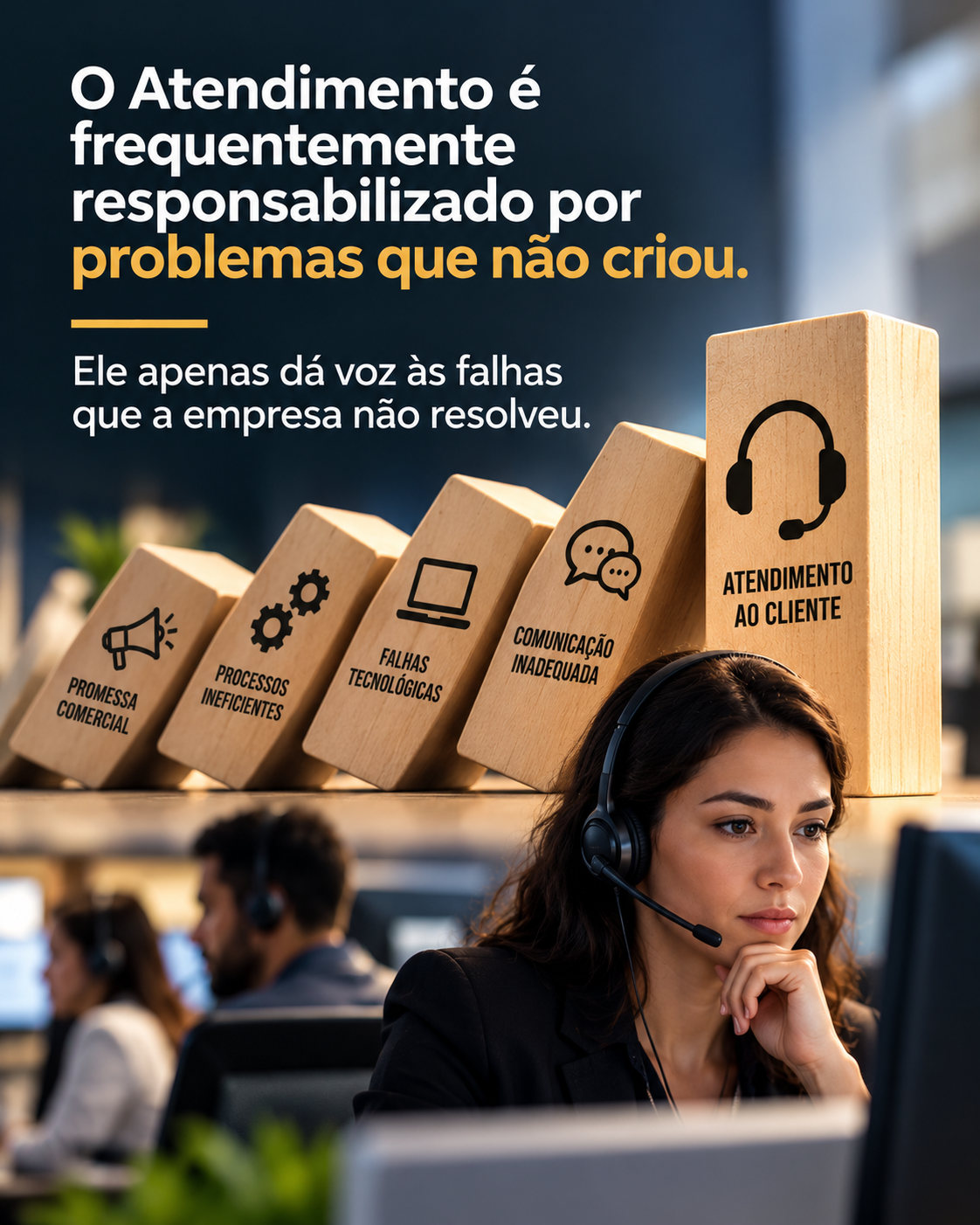 Capa do artigo O Atendimento é responsabilizado por problemas que não criou