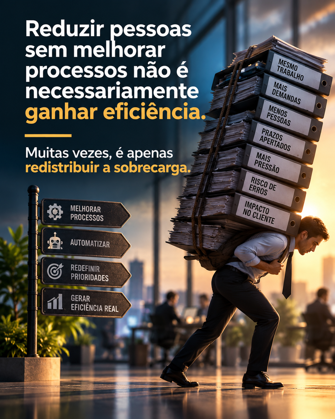 Capa do artigo Sobrecarga não é eficiência